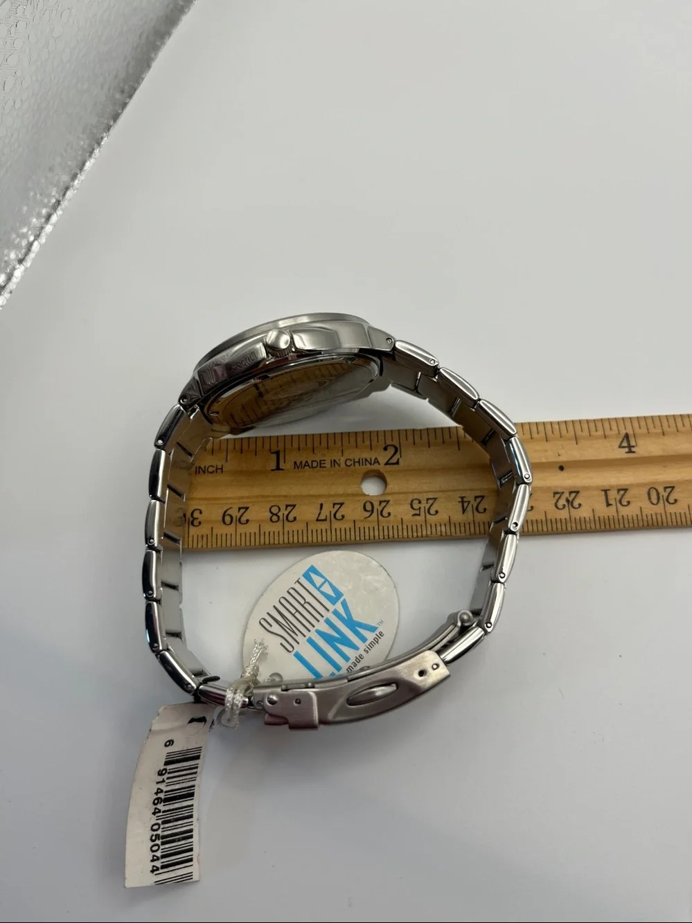 Fossil Silver Stainless Steel Men's Watch with White Dial